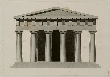 Elevation of the Temple (2) - Wilkins William - 1807