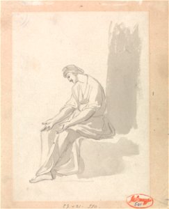 George Romney - Seated Woman - Google Art Project (2439164)