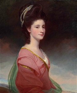 George Romney - Elizabeth Ramus. Free illustration for personal and commercial use.