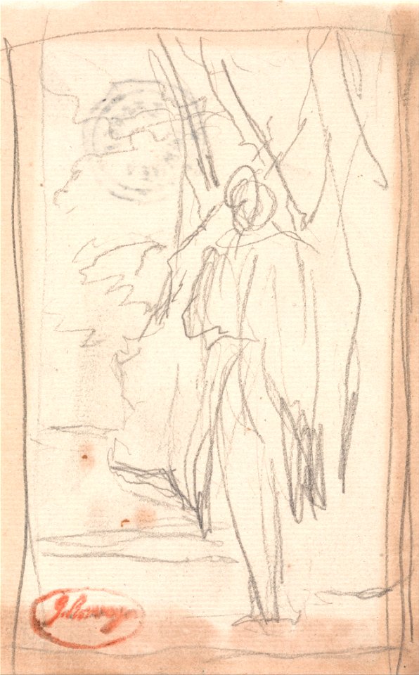 George Romney - Standing Figure - Google Art Project (2447214)