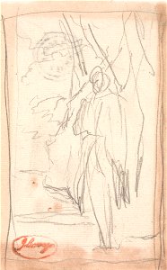 George Romney - Standing Figure - Google Art Project (2447214)