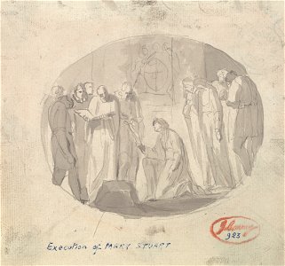 George Romney - Execution of Mary Stuart - Google Art Project (2442506)