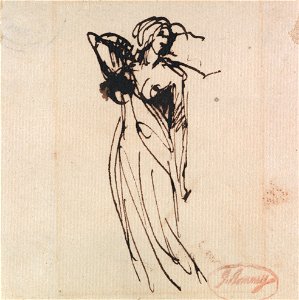 George Romney - Standing Female Figure - Google Art Project (fwFwD 3xCd0wZw)