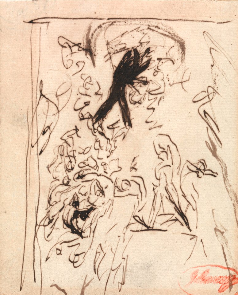 George Romney - Fall of the Rebel Angels - Google Art Project