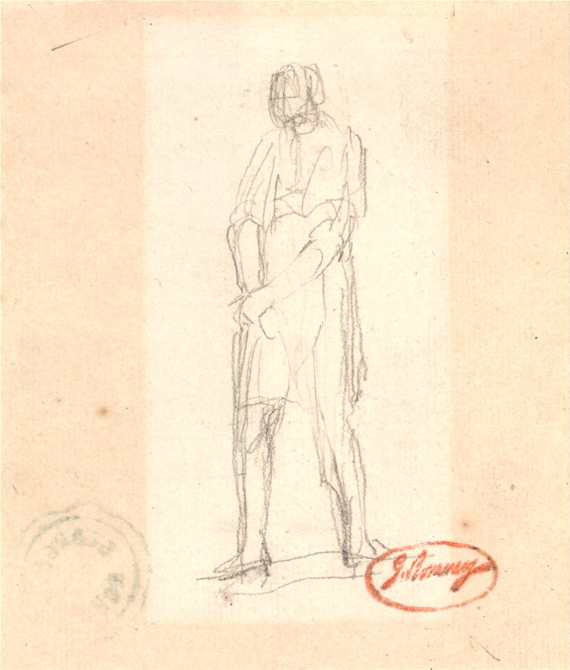 George Romney - Standing Figure - Google Art Project (2452060)