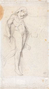 George Romney - Standing Male Nude - Google Art Project