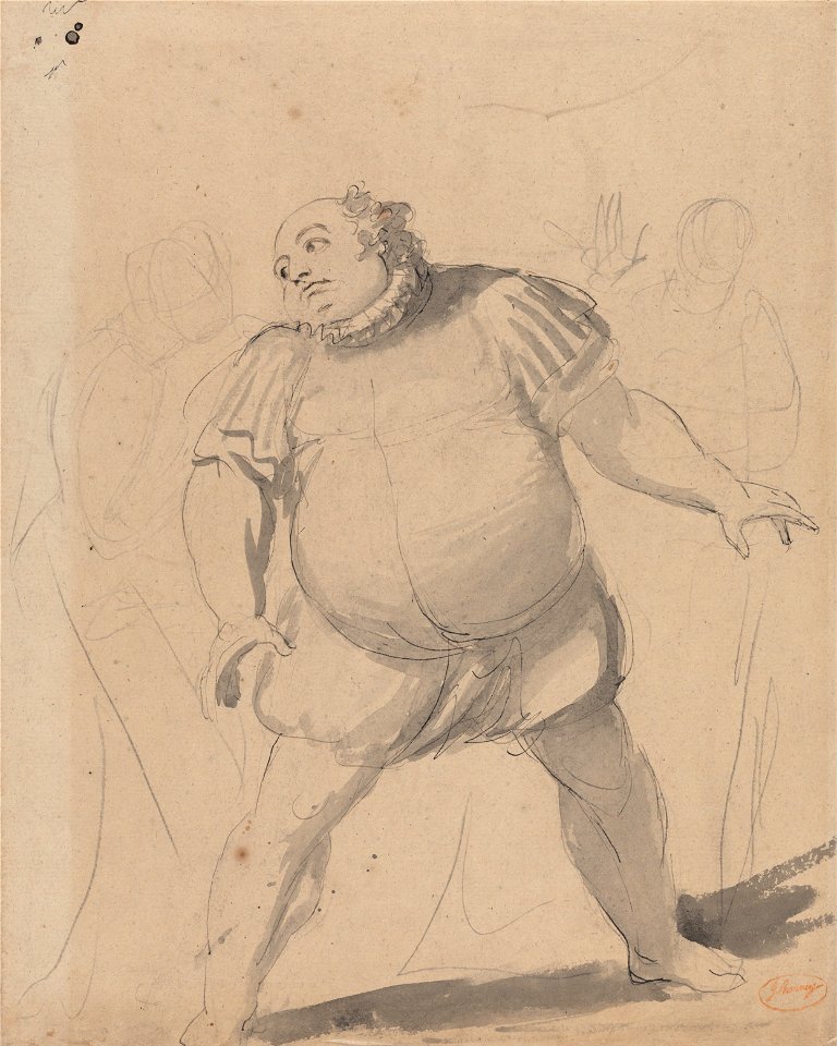 George Romney - John Henderson as Falstaff - Google Art Project