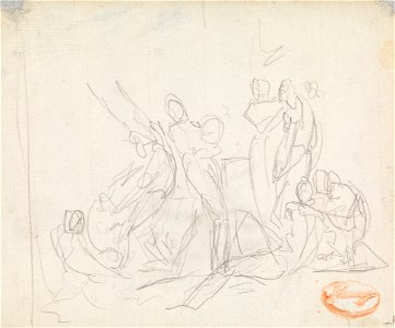 George Romney - Figure Composition Study 14 - Google Art Project
