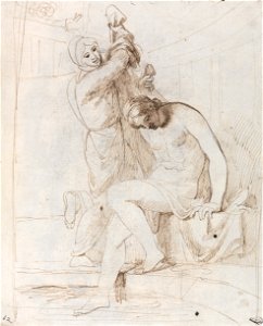 George Romney - The Bath of Bath-sheba - Google Art Project