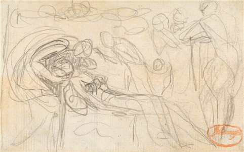 George Romney - Figure Composition Study 49 - Google Art Project