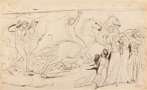 George Romney - The Destruction of Niobe's Children - Google Art Project