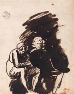 George Romney - The Two Friends - Google Art Project