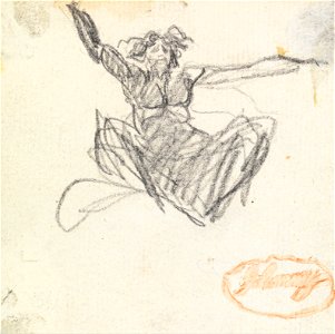 George Romney - Figure Study 7 - Google Art Project