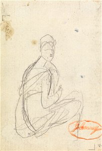 George Romney - Figure Study of a Woman - Google Art Project