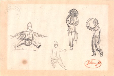 George Romney - Four Sketches of a Child at Play - Google Art Project