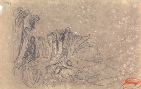 George Romney - Group of Figures, Possibly Hell - Google Art Project