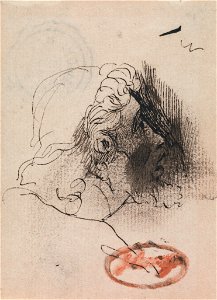 George Romney - Head of a Man in Profile - Google Art Project