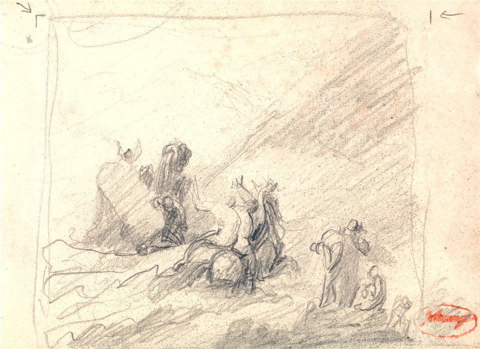 George Romney - Wolgemuth Rescuing the Shipwrecked off the Cape of Good Hope - Google Art Project