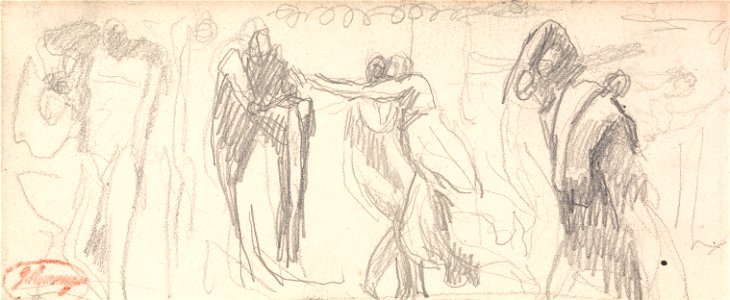 George Romney - Rape Scene- Hell - Google Art Project. Free illustration for personal and commercial use.