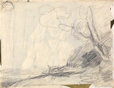 George Romney - Landscape with a Leaning Tree - Google Art Project