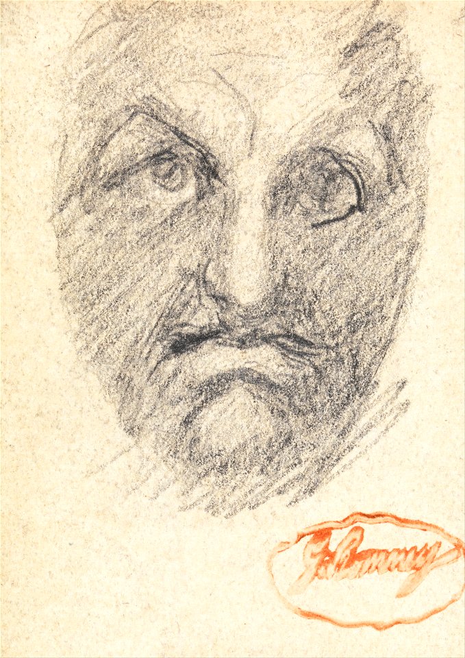 George Romney - Male Head 1 - Google Art Project