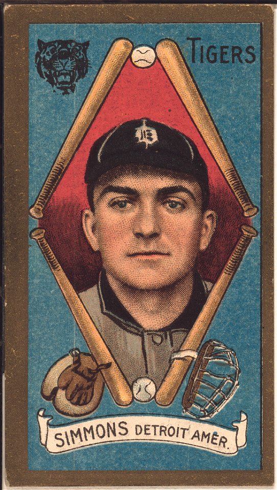 George Simmons, Detroit Tigers, baseball card portrait LCCN2008677869