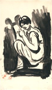 George Romney - Seated Figure - Google Art Project (2446323)