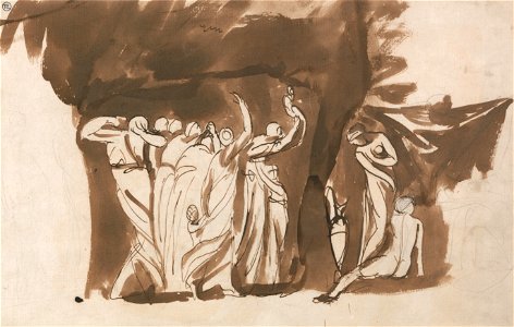 George Romney - Mythological Group of Women and Children - Google Art Project