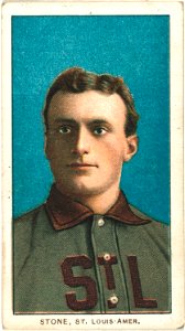George Stone, St. Louis Browns, baseball card portrait LCCN2008676634