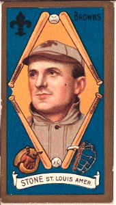 George Stone, St. Louis Browns, baseball card portrait LCCN2008677903