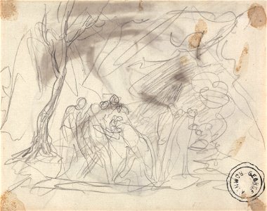 George Romney - Sketch for Canidia and the Youth - Google Art Project