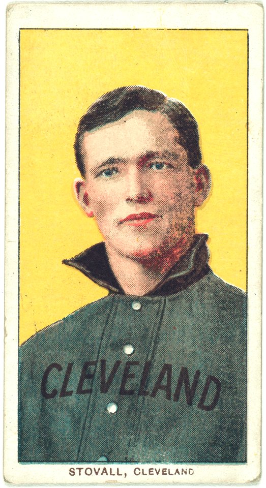 George Stovall, Cleveland Naps, baseball card portrait LCCN2008676572