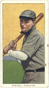 George Stovall, Cleveland Naps, baseball card portrait LCCN2008676573