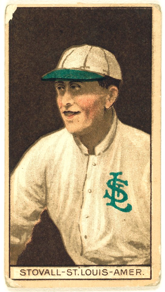 George Stovall, St. Louis Browns, baseball card portrait LCCN2008678396