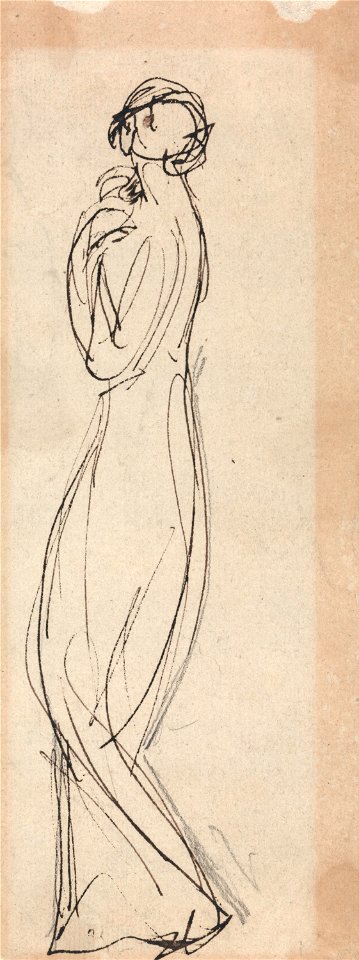 George Romney - Standing Female Figure - Google Art Project (2445267)