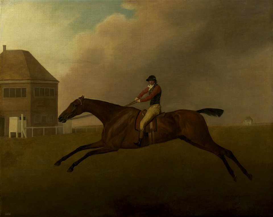 George Stubbs (1724-1806) - Baronet with Samuel Chifney up - RCIN 400587 - Royal Collection
