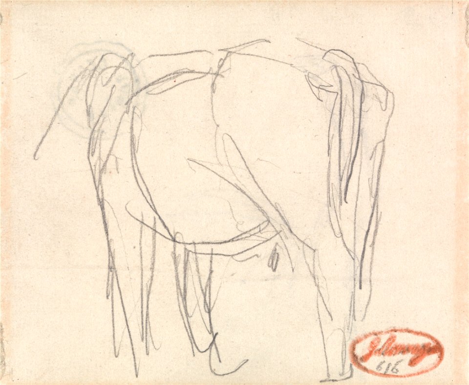 George Romney - Study of an Animal - Google Art Project