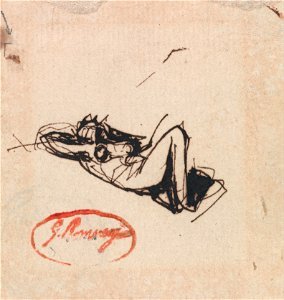 George Romney - Reclining Figure - Google Art Project (2429710)