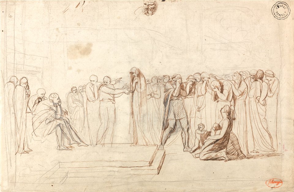 George Romney - The Accusation of Susanna - Google Art Project