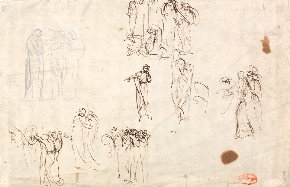 George Romney - Sketches for The Accusation of Susanna - Google Art Project
