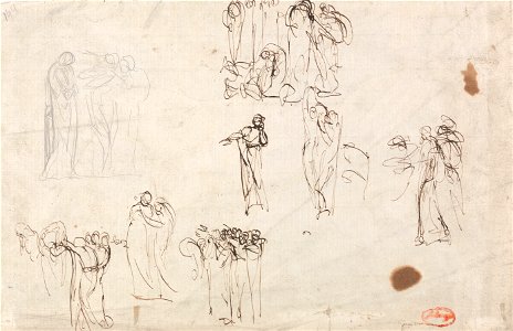 George Romney - Sketches for The Accusation of Susanna - Google Art Project