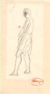 George Romney - Standing Figure - Google Art Project. Free illustration for personal and commercial use.