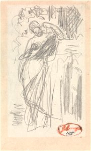George Romney - Standing Woman - Google Art Project