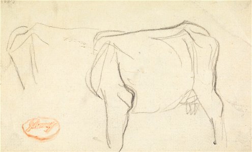 George Romney - Study of a Cow - Google Art Project