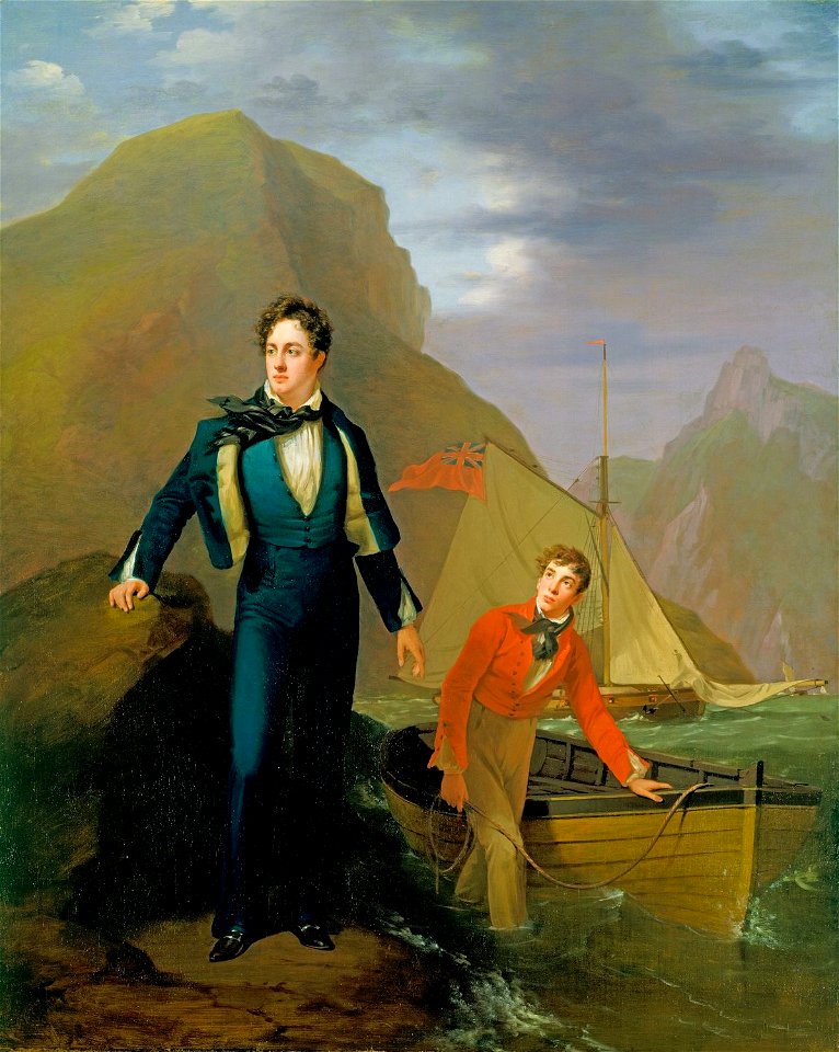 George Sanders (1774-1846) - George Gordon, 6th Lord Byron (1788-1824) - RCIN 402411 - Royal Collection