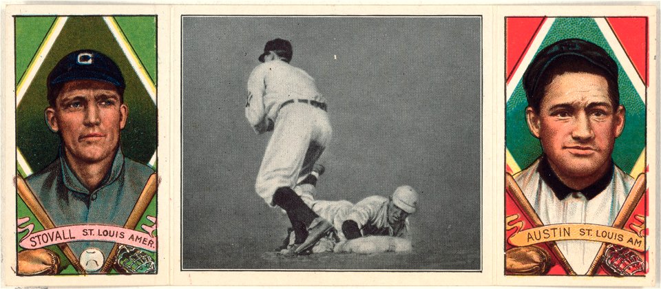 George T. Stovall-James Austin, St. Louis Browns, baseball card portrait LCCN2008678458