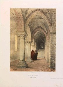 Georges Bouet, Moines dans la salle de l'Aquilon