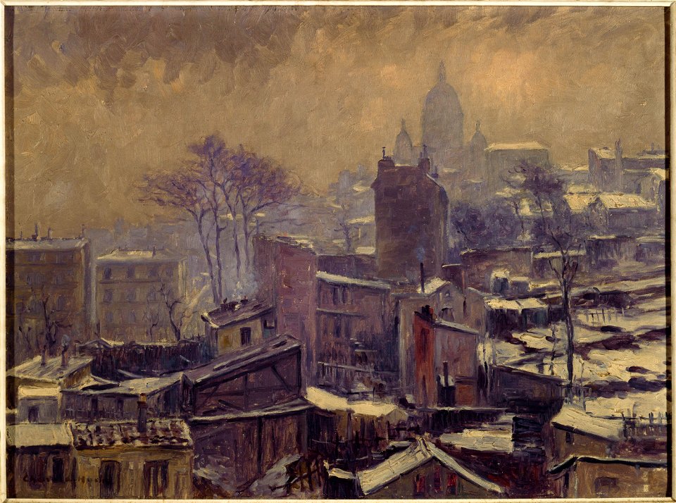 Georges Chenard-Huché - La Neige sur le maquis de Montmartre, en 1905 - P947 - Musée Carnavalet
