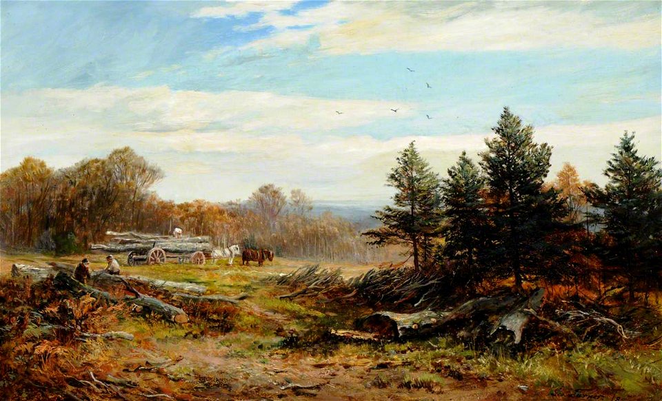 George Turner II (1843-1910) - Logging - 290467 - National Trust