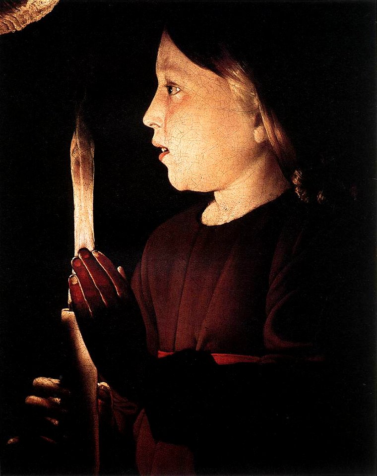 Georges de La Tour - Christ in the Carpenter's Shop (detail) - WGA12347